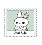ありふれたウサギと花（個別スタンプ：15）