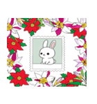 ありふれたウサギと花（個別スタンプ：38）
