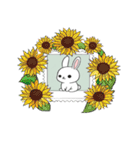ありふれたウサギと花（個別スタンプ：40）