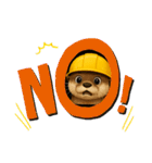 職人のカワウソさん（個別スタンプ：5）