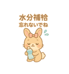 うさぎのメロディ♪ のんびりスタンプ JPN（個別スタンプ：13）