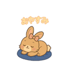 うさぎのメロディ♪ のんびりスタンプ JPN（個別スタンプ：24）