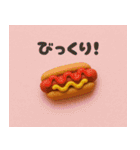 クレイアニメ風 食べ物スタンプ6（個別スタンプ：11）