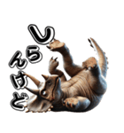 トリケラトプス×3Dリアル！迫力満点（個別スタンプ：19）