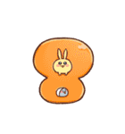 わんぱく！ころもちウサギ9_でか文字（個別スタンプ：38）