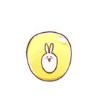 わんぱく！ころもちウサギ9_でか文字（個別スタンプ：40）