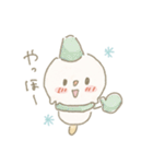 アイスすぎて尊い雪だるま（個別スタンプ：1）