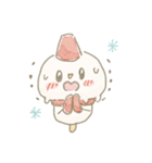 アイスすぎて尊い雪だるま（個別スタンプ：9）
