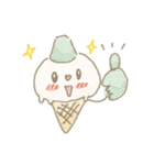 アイスすぎて尊い雪だるま（個別スタンプ：14）