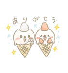 アイスすぎて尊い雪だるま（個別スタンプ：34）