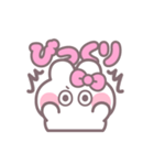 ハローうしゃぎ！！ ピンク（個別スタンプ：16）