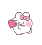 ハローうしゃぎ！！ ピンク（個別スタンプ：24）