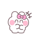 ハローうしゃぎ！！ ピンク（個別スタンプ：27）