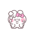 ハローうしゃぎ！！ ピンク（個別スタンプ：31）
