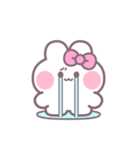 ハローうしゃぎ！！ ピンク（個別スタンプ：34）