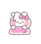ハローうしゃぎ！！ ピンク（個別スタンプ：35）