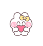 ハローうしゃぎ！！ 黄色（個別スタンプ：21）