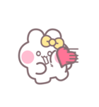 ハローうしゃぎ！！ 黄色（個別スタンプ：23）