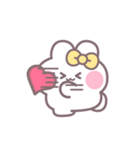ハローうしゃぎ！！ 黄色（個別スタンプ：24）