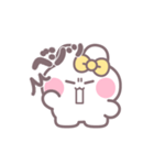 ハローうしゃぎ！！ 黄色（個別スタンプ：28）