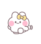ハローうしゃぎ！！ 黄色（個別スタンプ：30）