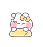 ハローうしゃぎ！！ 黄色（個別スタンプ：35）