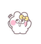 ハローうしゃぎ！！ 黄色（個別スタンプ：37）