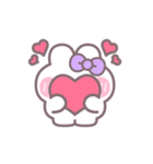 ハローうしゃぎ！！ 紫色（個別スタンプ：22）