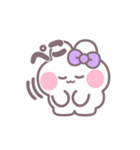 ハローうしゃぎ！！ 紫色（個別スタンプ：25）
