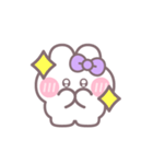 ハローうしゃぎ！！ 紫色（個別スタンプ：26）