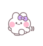 ハローうしゃぎ！！ 紫色（個別スタンプ：30）