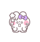 ハローうしゃぎ！！ 紫色（個別スタンプ：31）