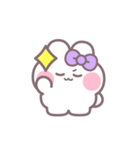 ハローうしゃぎ！！ 紫色（個別スタンプ：32）