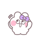 ハローうしゃぎ！！ 紫色（個別スタンプ：37）