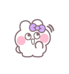ハローうしゃぎ！！ 紫色（個別スタンプ：38）