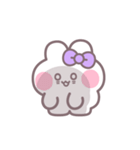 ハローうしゃぎ！！ 紫色（個別スタンプ：40）