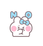 ハローうしゃぎ！！ 水色（個別スタンプ：2）