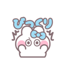 ハローうしゃぎ！！ 水色（個別スタンプ：16）