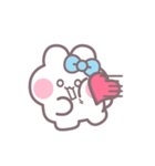 ハローうしゃぎ！！ 水色（個別スタンプ：23）
