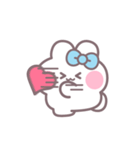 ハローうしゃぎ！！ 水色（個別スタンプ：24）