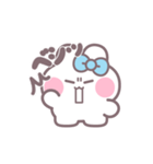 ハローうしゃぎ！！ 水色（個別スタンプ：28）