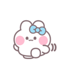 ハローうしゃぎ！！ 水色（個別スタンプ：30）