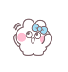 ハローうしゃぎ！！ 水色（個別スタンプ：37）