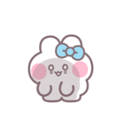 ハローうしゃぎ！！ 水色（個別スタンプ：40）