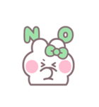 ハローうしゃぎ！！ 緑色（個別スタンプ：2）