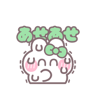 ハローうしゃぎ！！ 緑色（個別スタンプ：13）