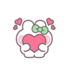 ハローうしゃぎ！！ 緑色（個別スタンプ：22）