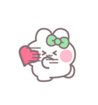 ハローうしゃぎ！！ 緑色（個別スタンプ：24）