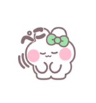 ハローうしゃぎ！！ 緑色（個別スタンプ：25）