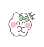 ハローうしゃぎ！！ 緑色（個別スタンプ：27）